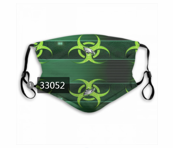 New 2021 NFL Philadelphia Eagles #53 Dust mask with filter->nfl dust mask->Sports Accessory
